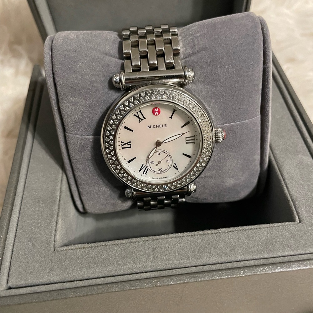 Michele Caber Diamond Womens Watch